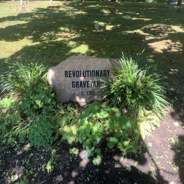 a sign on the side of a tree