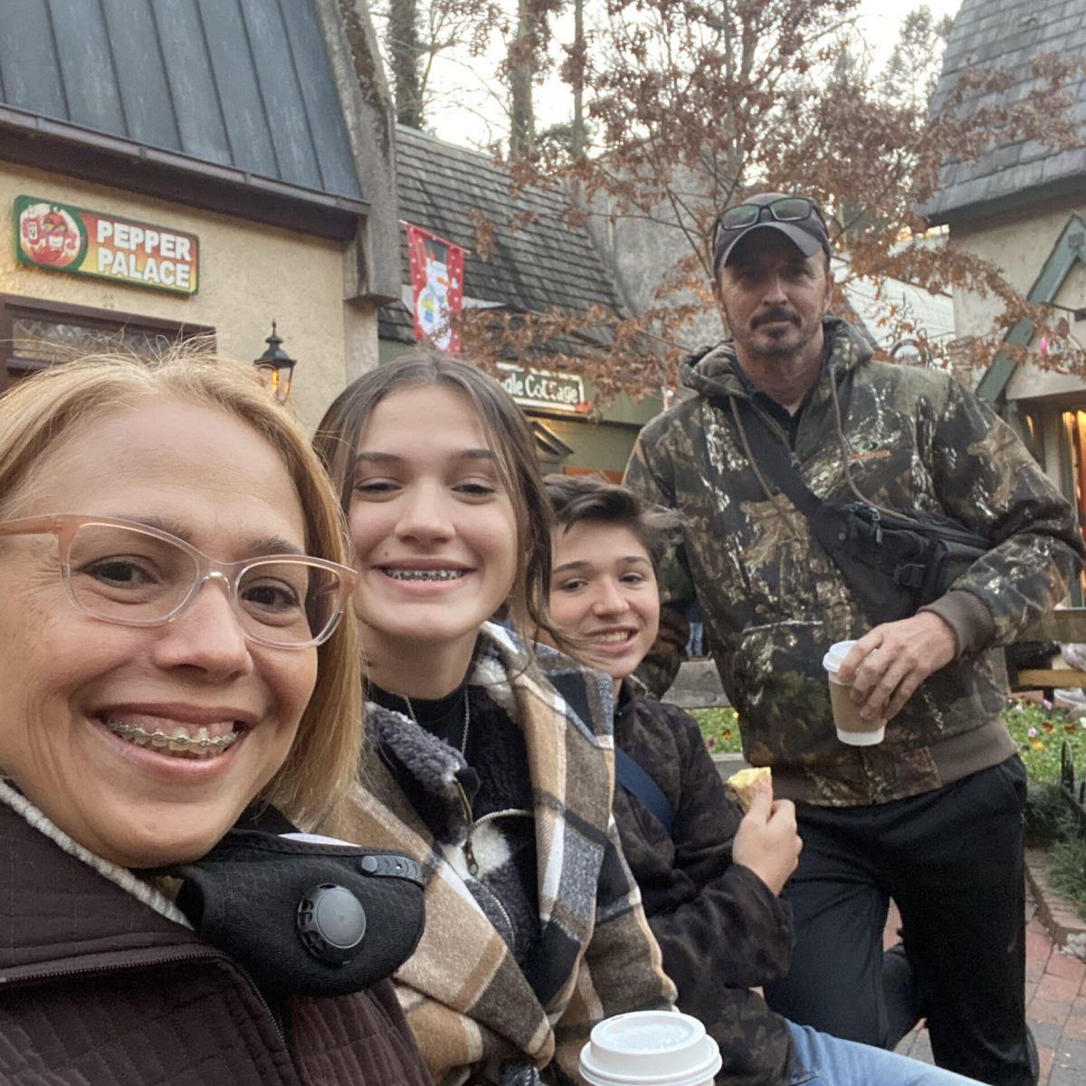 a group of people posing for the camera